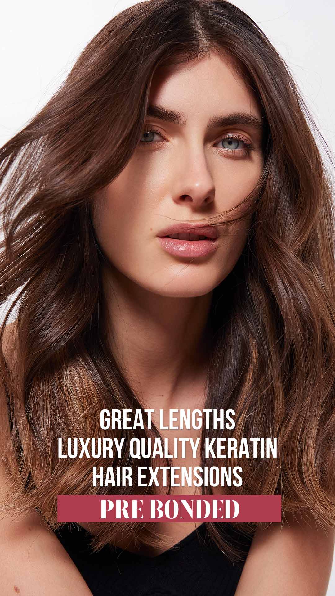 Pre bonded hair extensions Remy hair extensions Great Lengths